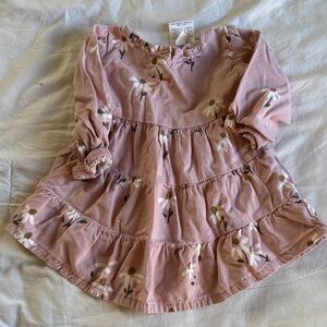 Floral mauve Kids Dress